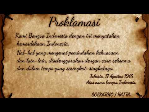 Pembacaan Teks Proklamasi