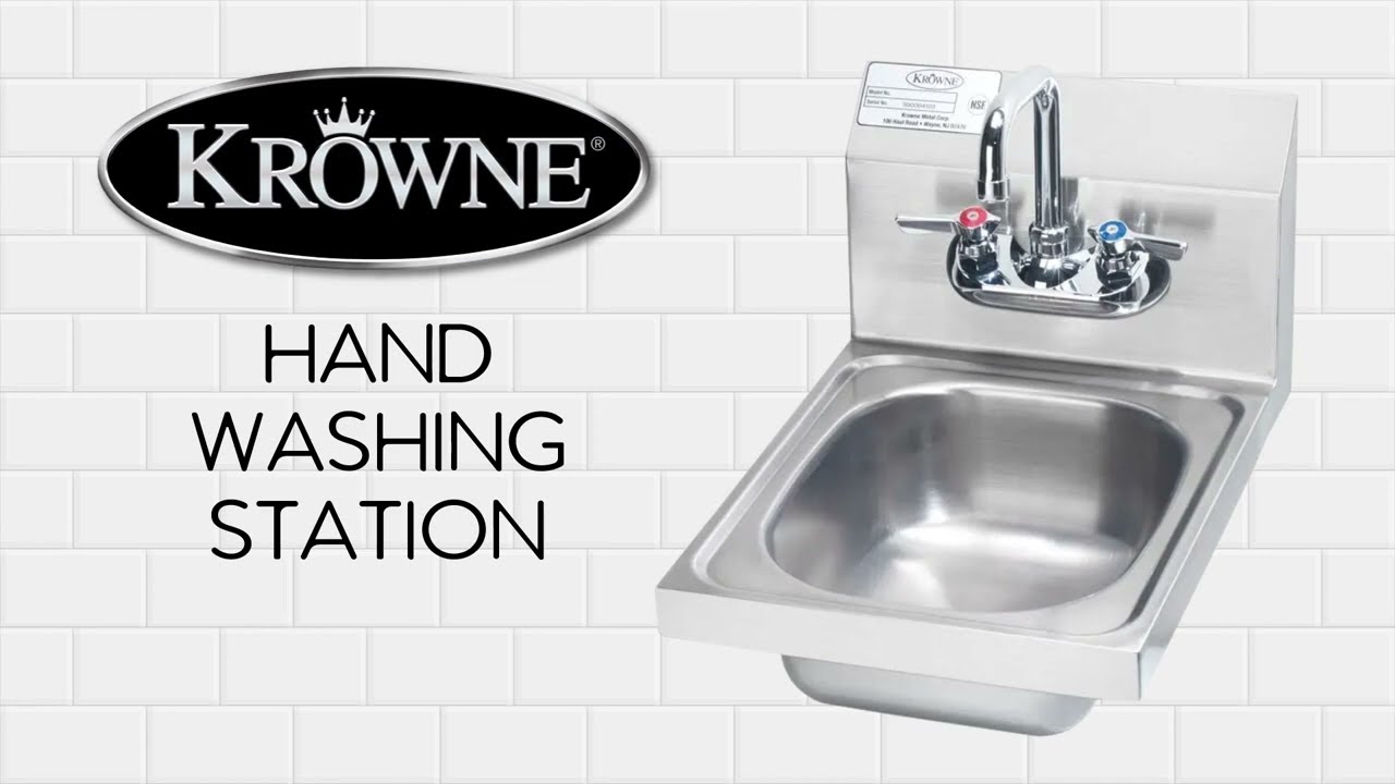 Krowne Wall Mount Commercial Hand Sink (HS-9L)