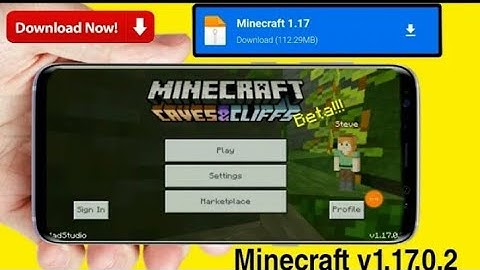 Download Minecraft 1.17 Caves & Cliffs Update on android.| HOW TO DOWNLOAD MINECRAFT