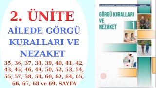 5.6.7.Ve 8.Sinif Görgü Kurallari Ve Nezaket 1 Ders Ki̇tabi 2. Üni̇te Ai̇lede Görgü Kurallari Ve Nezaket