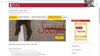 How to Find Social Work Databases