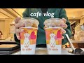 【CAFE VLOG】韓国のカフェで働く日本人☕️ただただひたすらドリンク作る動画🥤🍓