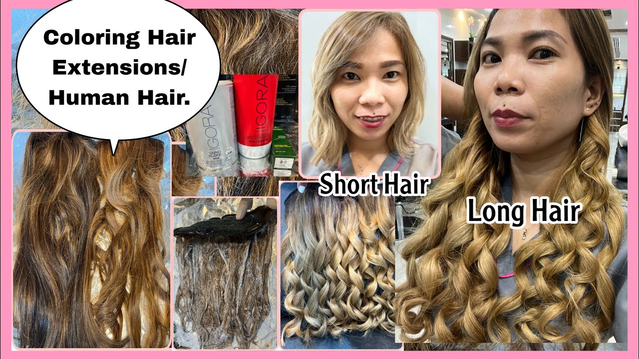 Hairdresser in Dubai Coloring Hair Extensions Change Color try ko