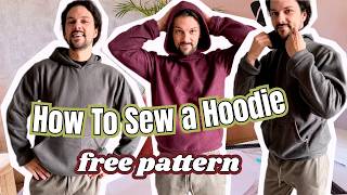 How to Sew a Hoodie – Free Pattern in 8 Sizes