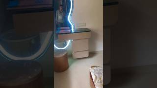 bahut Shandar LED mirror dressing design furniture interior design @NewBalajiProfileDoor