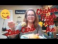 Keto chicken thigh pot pie with carbquik