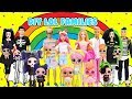 DIY LOL Surprise Families Dusk, Dawn, Goodie, Bhaddie Custom Fun Craft With Barbie & Ken Dolls