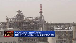 Harga Minyak Dunia Rontok