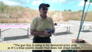 Babes with bullets™ The Beginner learns Drawing from Holster
