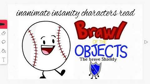 Inanimate insanity characters read 4 : baseball reads brawl of the objects the brave Shieldy