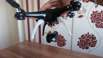 Syma X5  3D Gimbal Camera Stabilizer selfmade Mod Tuning with Mobius Action Cam