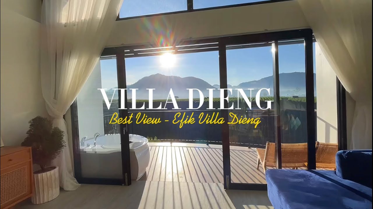 Efik Villa Dieng, Villa Best View di Dieng dengan Konsep Scandinavian dan Punya Jacuzzi with a View