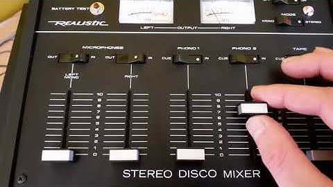 Realistic Stereo Disco Mixer | Sold/Verkocht!