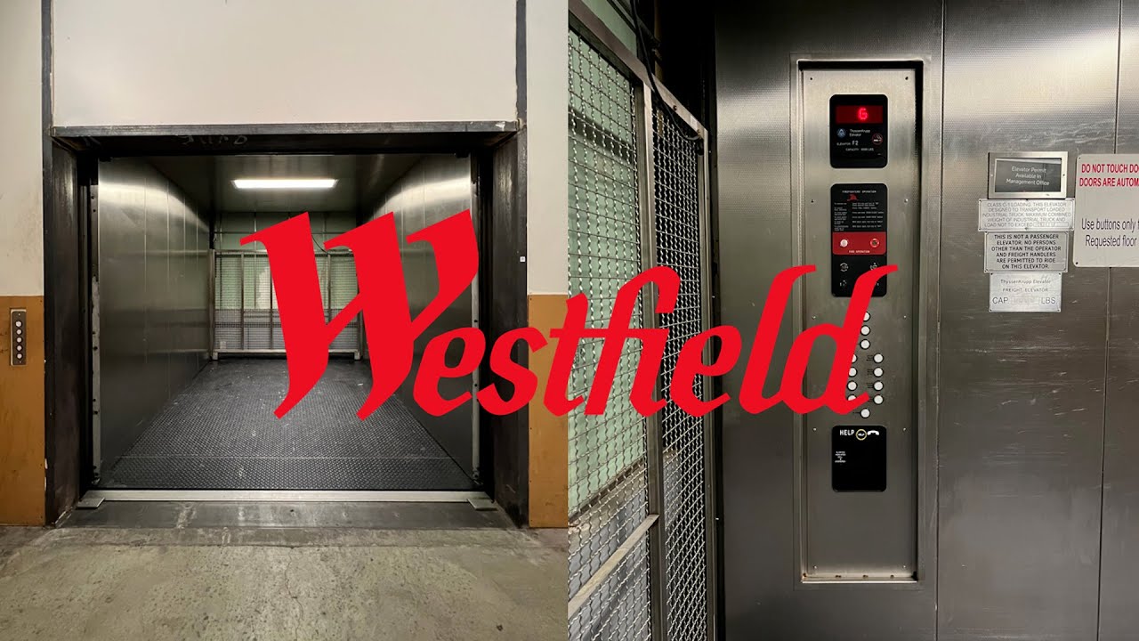 Graceful ThyssenKrupp Aurora Hydraulic Freight Elevator [Car 1] - Roseville Galleria - Roseville, CA