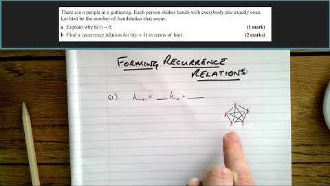 Forming Recurrence Relations - AS and A level Further Maths