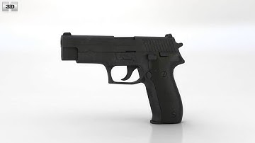 SIG Sauer P226 3D model by 3DModels.org