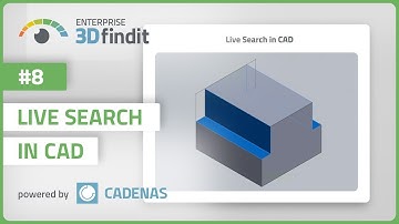 Live Search in CAD - Efficient Part Searches with Advanced AI Technology - Enterprise 3Dfindit