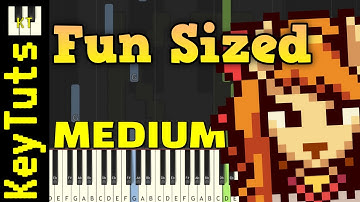 Fun Sized [Undertale Yellow] - Medium Mode [Piano Tutorial] (Synthesia)