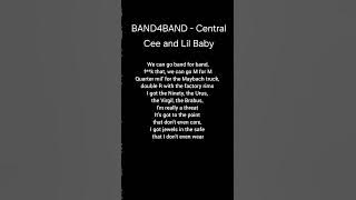 BAND4BAND - Central Cee and Lil Baby#centralcee #lilbaby #band4band #lyrics #music #song #songlyrics