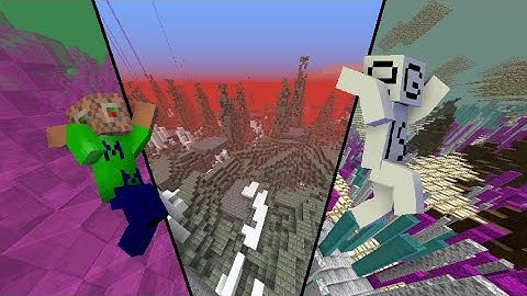 Minecraft, But We TELEPORT to a RANDOM DIMENSION Every Two Minutes