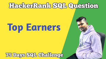 Top Earners Hacker Rank SQL Question