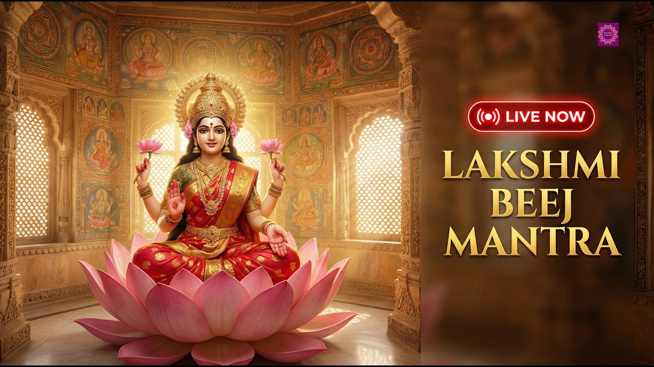 🔴 LIVE: Laxmi Gayatri Mantra 108 Times | Powerful Mantra for Money & Wealth 💰