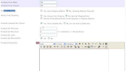 How to Add & Edit Products in Zen Cart