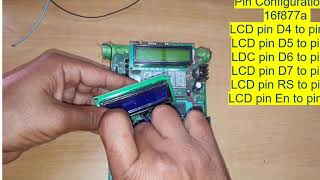Pic 16f877a Microcontroller interfacing with LCD