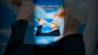 Anime character drinking 🍺