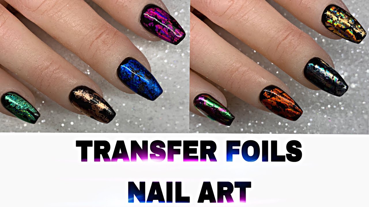 😎 3 Ways to Apply Nail Foils without Nail Glue!