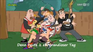 Miniatura de vídeo de "Phineas und Ferb - Heute ist ein grandioser Tag Musik-Video [DE] HD"