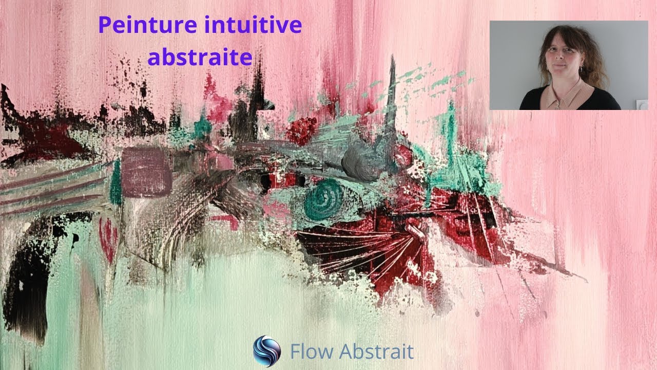 Peinture intuitive abstraite – Émotion douce et paysage intérieur | Art abstrait émotionnel