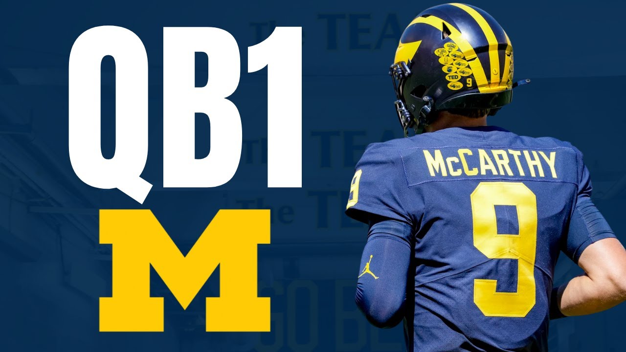 JJ McCarthy is QB1 For Michigan - YouTube