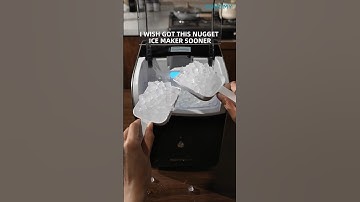 I wish got this nugget ice maker sooner #euhomy #icemaker #ice #nuggetice #sonicice