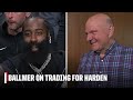 Steve Ballmer discusses trading for James Harden | NBA on ESPN