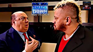 Solo Says Roman Put Him In Charge Of The Bloodline | WWE Smackdown May 10, 2024