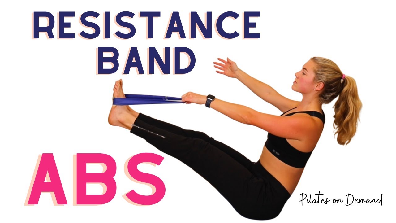 45 Minute Resistance Band ABS Workout At-Home Pilates