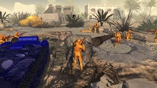 Men of War Army Men :  Plastopian Wars Orange Rebels Take Al Shaba Outpost !