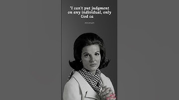 Thumbnail of Anita Bryant's best #quotes | American - Singer | #Shorts