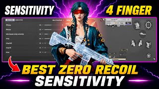 NEW 4.4 UPDATE CODE🔥PUBG MOBILE/BGMI SENSITIVITY 2026 😈 BEST ZERO RECOIL SENSITIVITY PUBGMOBILE/BGMI