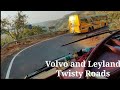 GaganBawda Ghat | Bus Cabin Ride | Naik Travels AC Sleeper | Leyland and Volvo