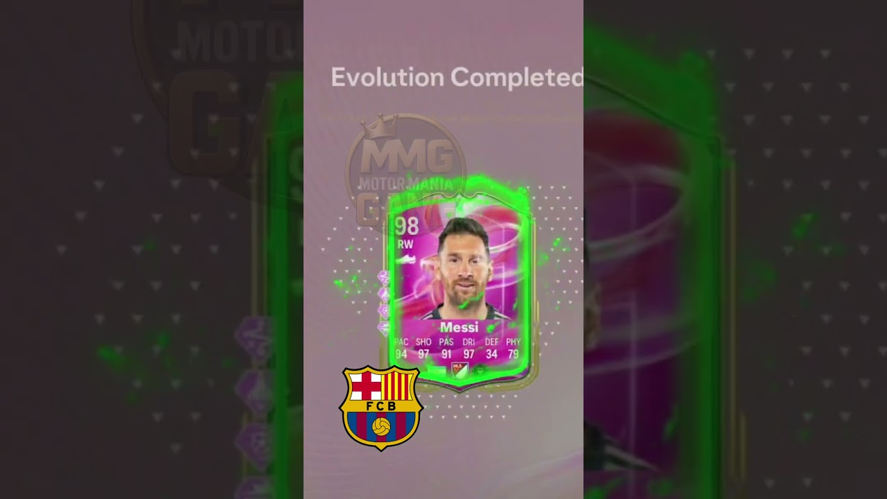 Evolution of the day, Leonel Messi  ea FC25 