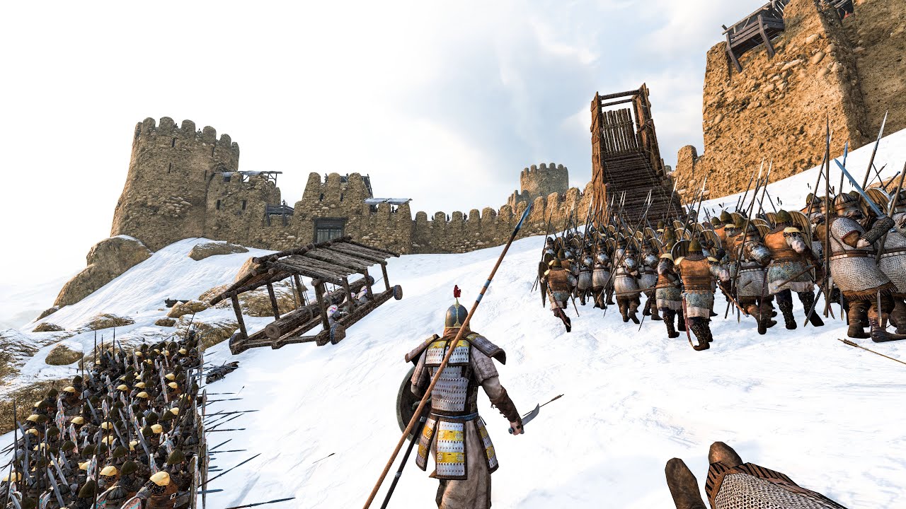 EPIC 1K MEN KHUZAIT CASTLE SIEGE - Mount & Blade 2 BANNERLORD