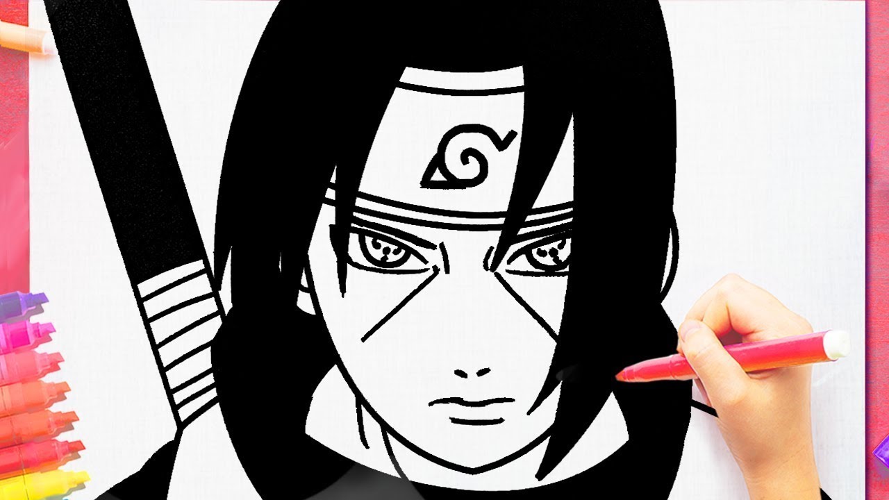 Como Desenhar o Itachi Uchiha - Naruto Desenhos - YouTube