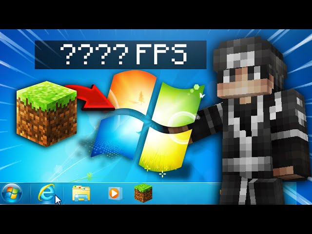 Playing Minecraft on WINDOWS 7 in 2021 