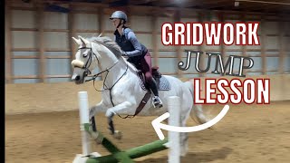 Grid Work Jumping Lesson |Rayne Updates|