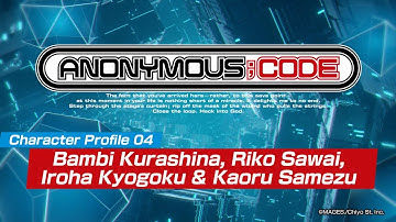 ANONYMOUS;CODE Character Trailer 4 – Bambi, Riko, Iroha & Kaoru | Nintendo Switch, PS4 and Steam