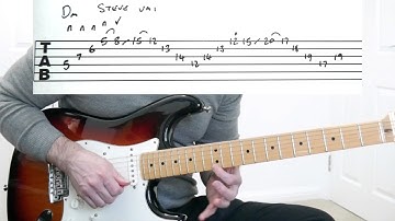Lick in the Style of Steve Vai Guitar Lesson Sweep picking.