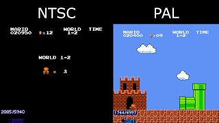 How much time does PAL actually save in SMB1 Minus World (non-FDS)?