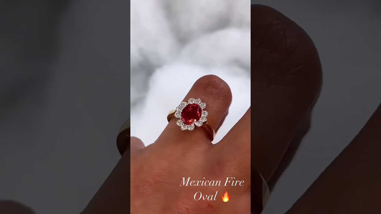 Mexican fire 🔥 opal ring 🤩 